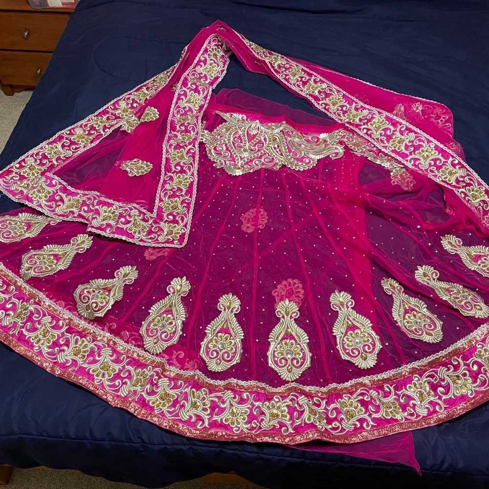 Stunning Pink wedding / Grand Party Lehenga/ Indi… - image 11