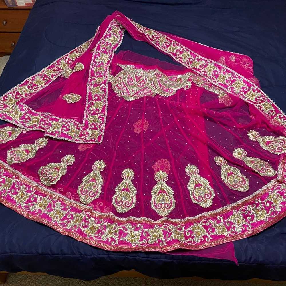 Stunning Pink wedding / Grand Party Lehenga/ Indi… - image 12