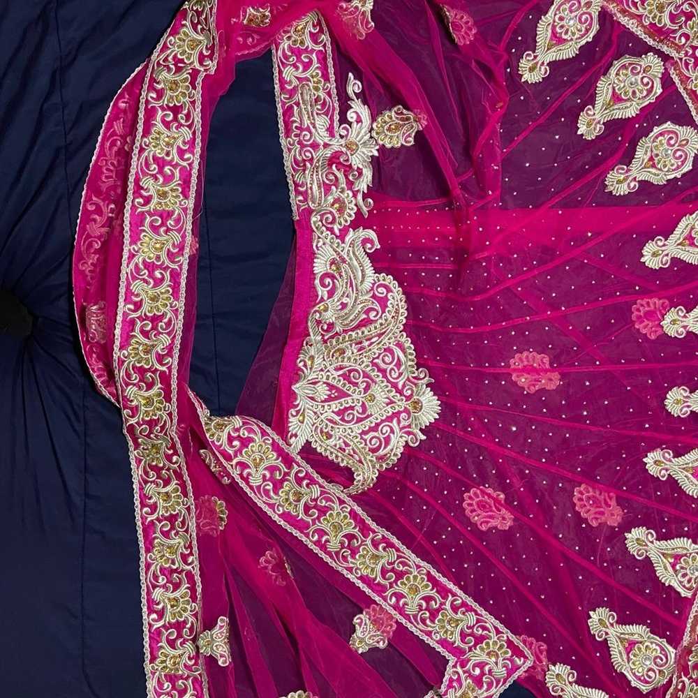 Stunning Pink wedding / Grand Party Lehenga/ Indi… - image 5