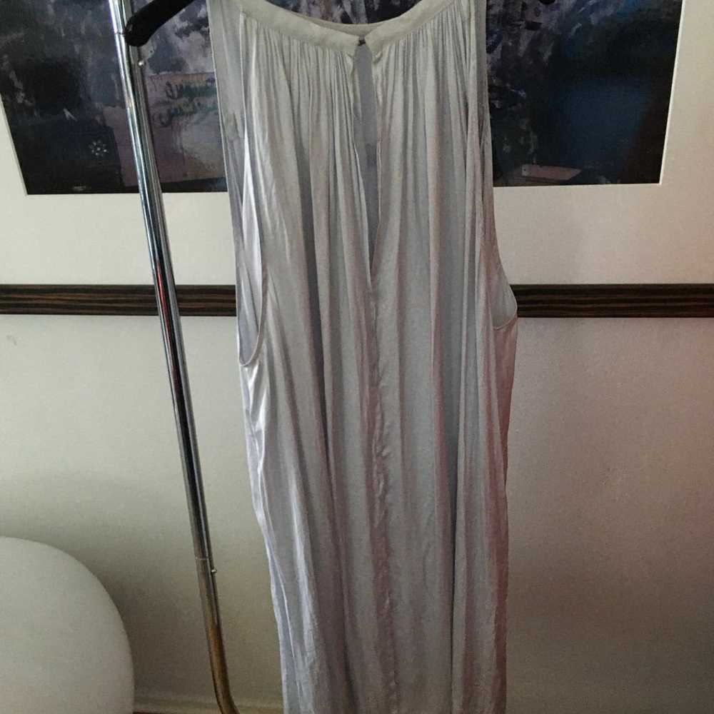 Ann Demeulemeester dress size M/38, grey blue des… - image 2