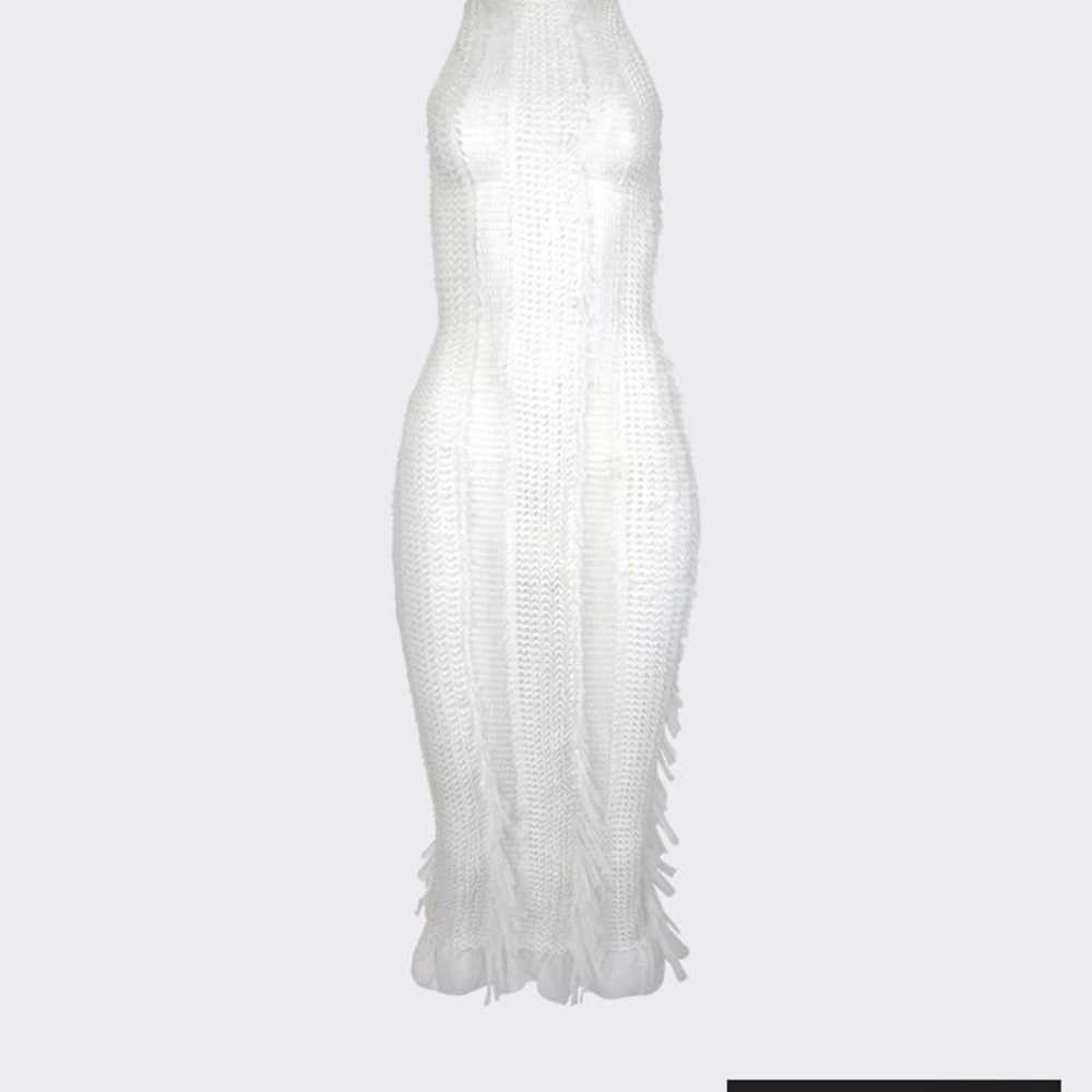 Roberta Einer Angel Midi Bodycon Dress - image 1