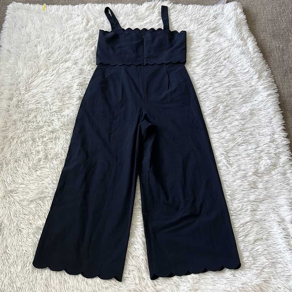 Rebecca Taylor Sleeveless Scallop Jumpsuit in Nav… - image 5