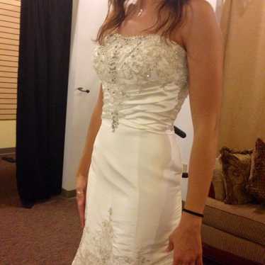 Casablanca Bridal Wedding Dress Size 10 - image 1