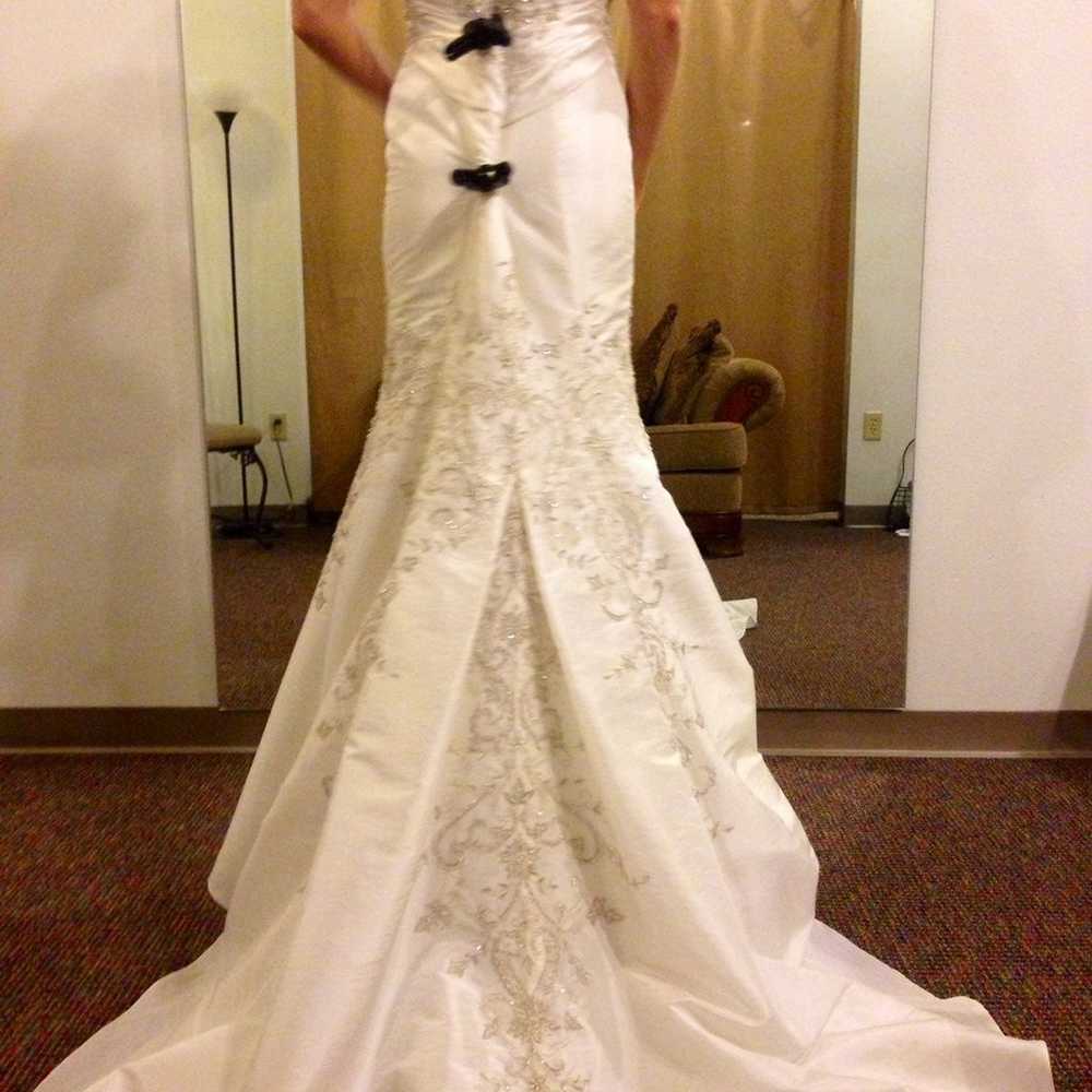 Casablanca Bridal Wedding Dress Size 10 - image 2