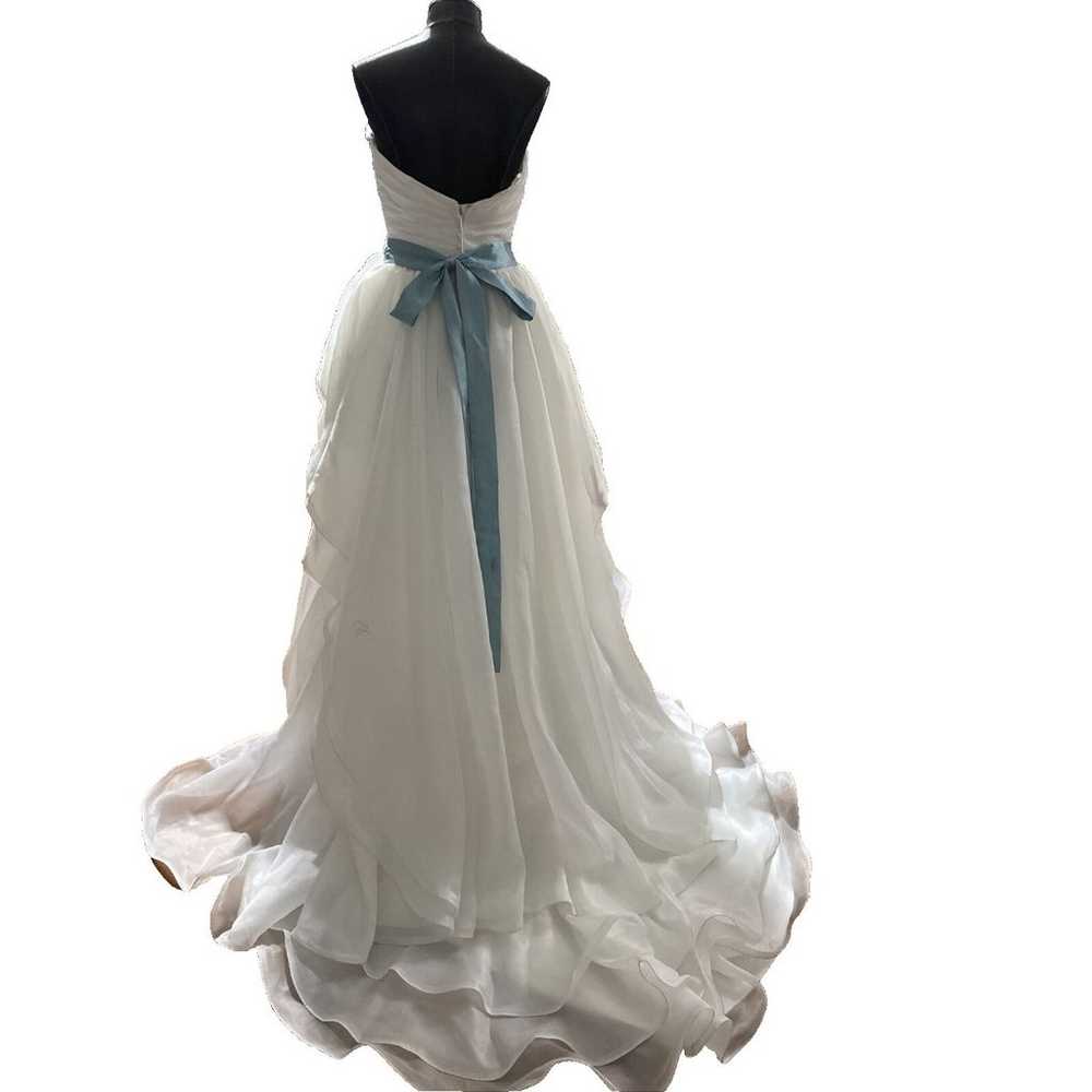 Jasmine Wedding Dress Women’s 10 White Mermaid Lo… - image 3