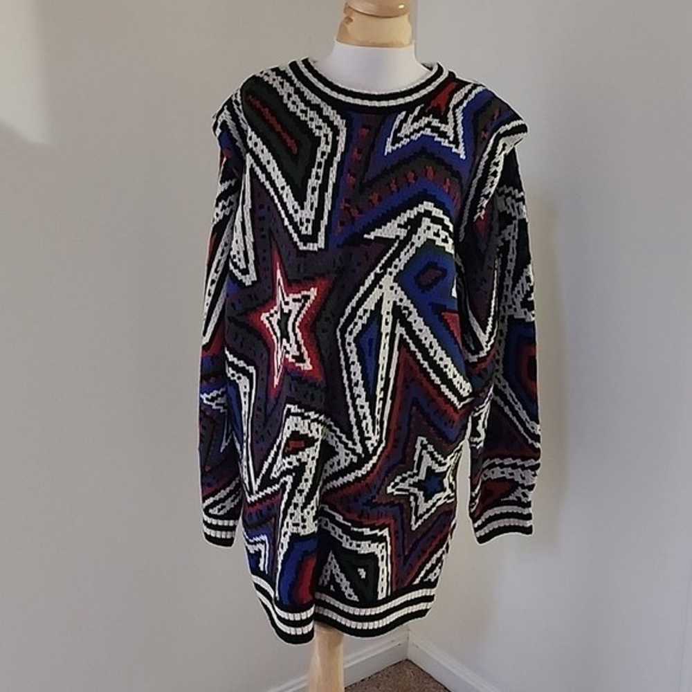 Farm Rio Size M Mystic Trip long sleeve Sweater D… - image 2