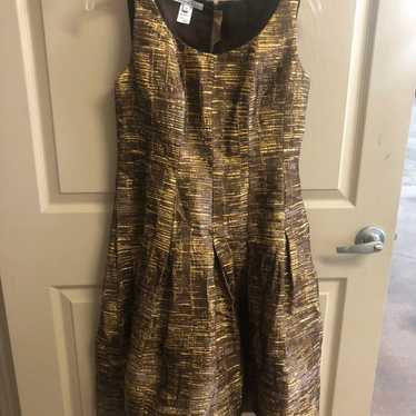 OSCAR DE LA RENTA GOLD METALIC DRESS 8 - image 1