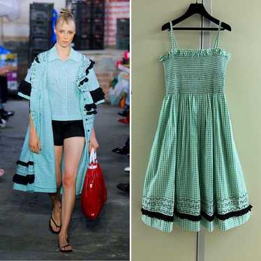【Molly Goddard】cross stitched cami dress Molly Goddard dress - Gem
