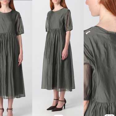 Es Max Mara Cotton Silk Organza Dress - image 1