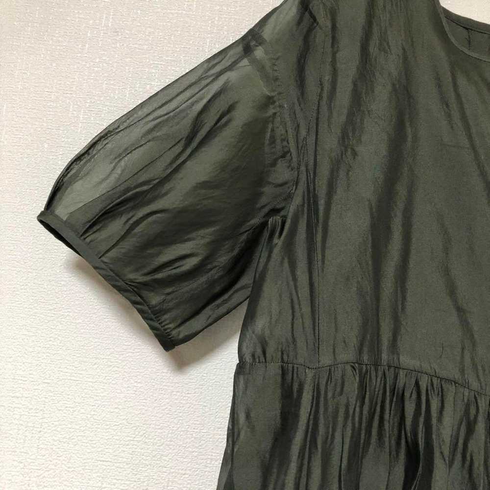 Es Max Mara Cotton Silk Organza Dress - image 8