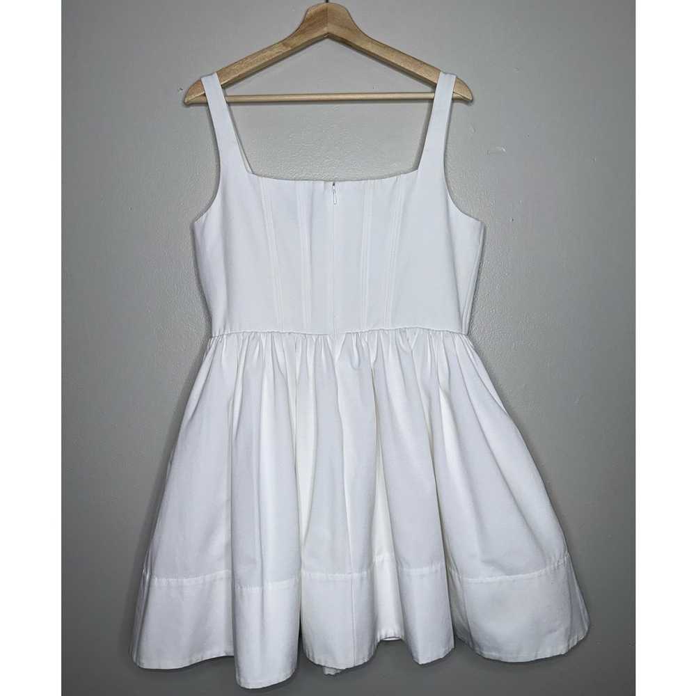 Staud Landscape Corset Mini Dress White Size 12 B… - image 8