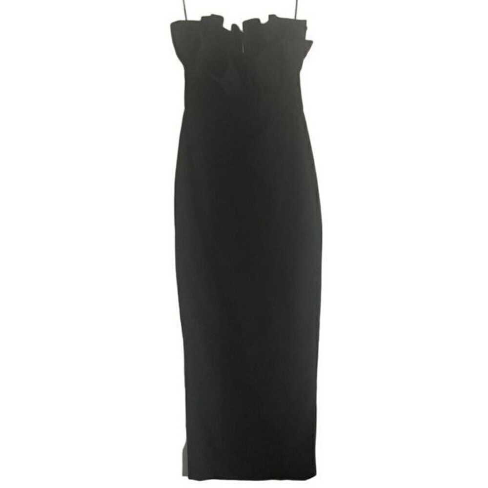 SAU LEE Revolve Noah Gown Strapless Size 6 Black - image 4