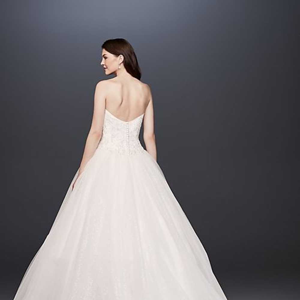 David’s Bridal Sparkly Ballgown Wedding Dress, si… - image 3