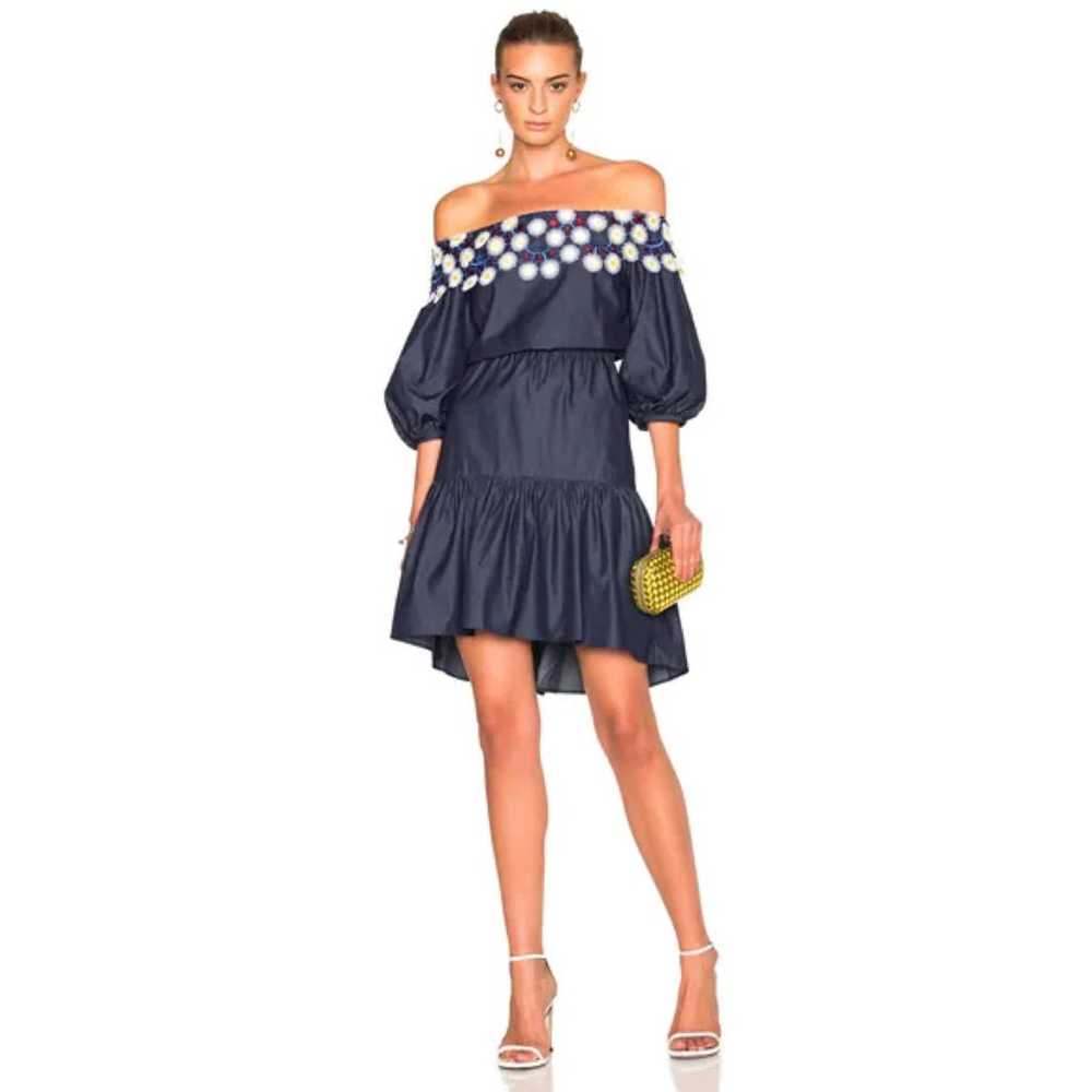 PETER PILOTTO Crochet Floral Indigo Cotton Lace P… - image 11