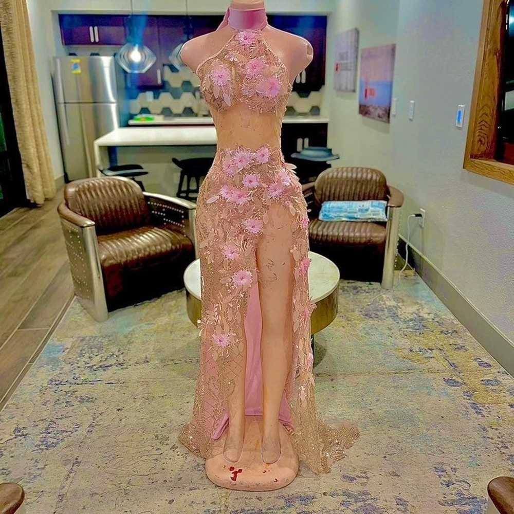 PINK prom dress - image 1