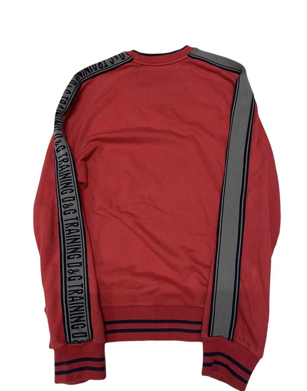 Dolce & Gabbana DG side tape logo red sweatshirt - image 6