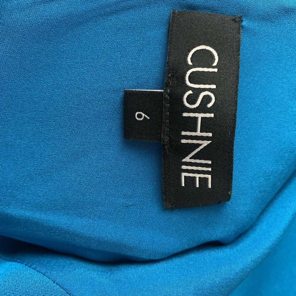 cushnie contessa teal blue cerulean 100% silk siz… - image 9