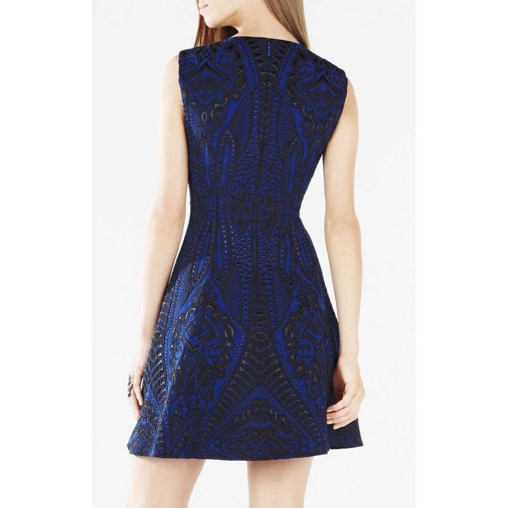 BCBGMAXAZRIA Metallic Embossed Dress - image 4