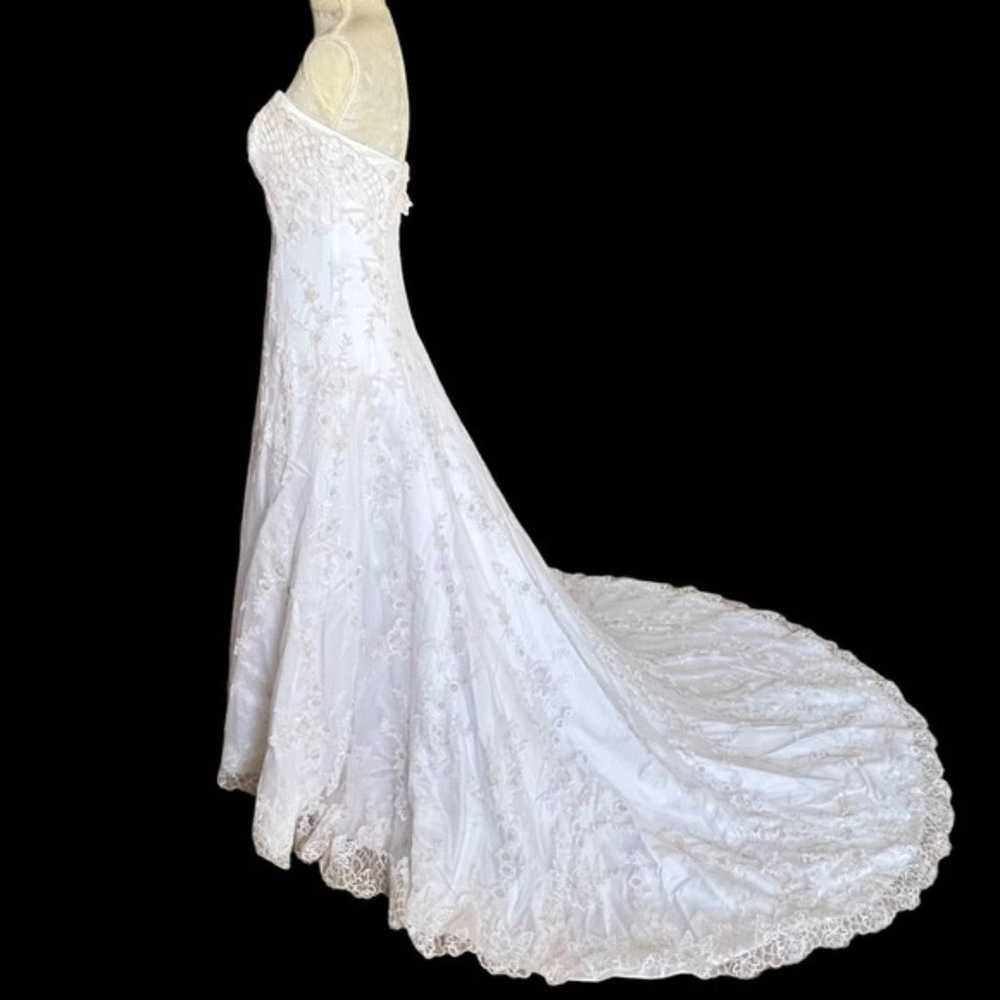 Casa Blanca Bridal Wedding Gown Dress Size 6 White - image 10