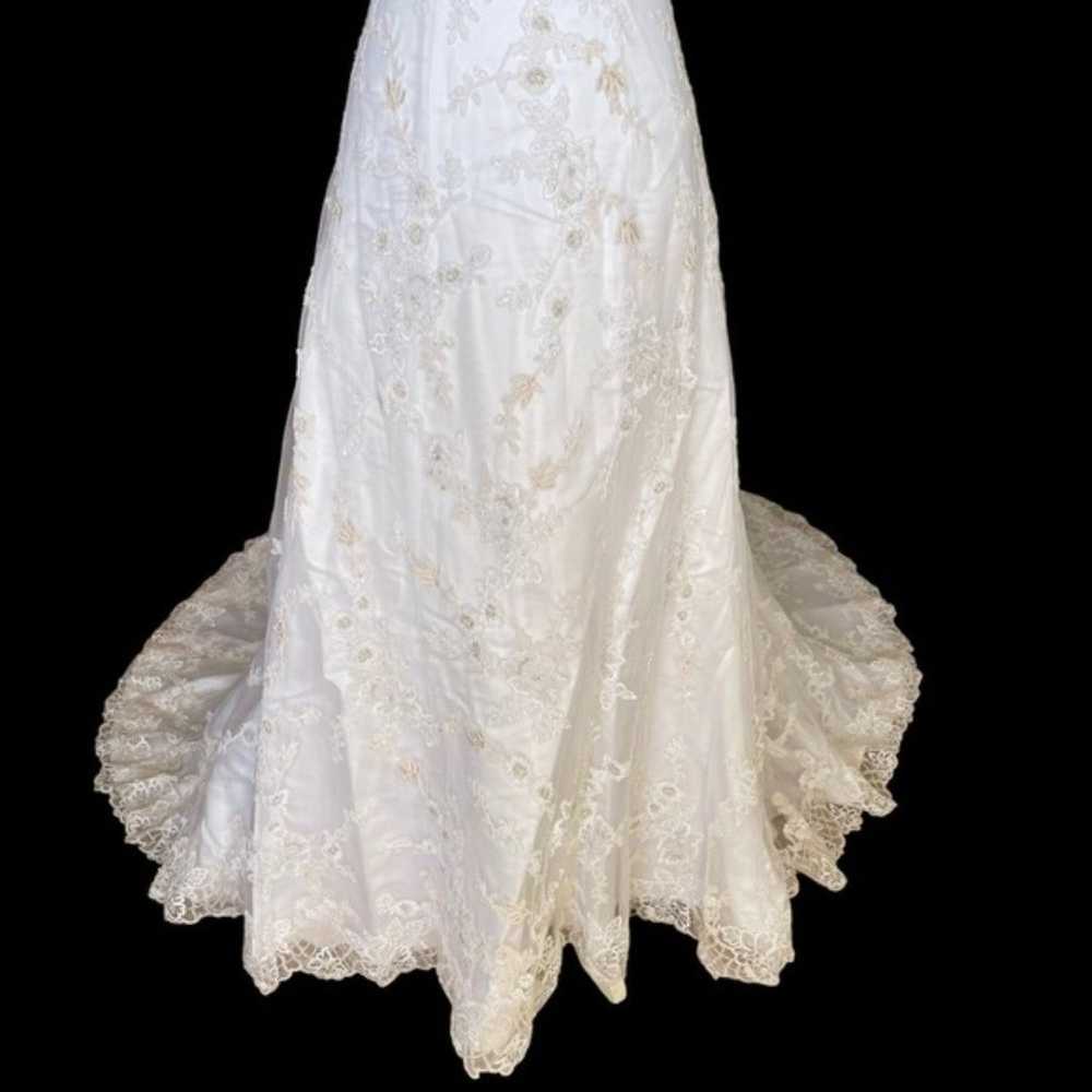 Casa Blanca Bridal Wedding Gown Dress Size 6 White - image 5