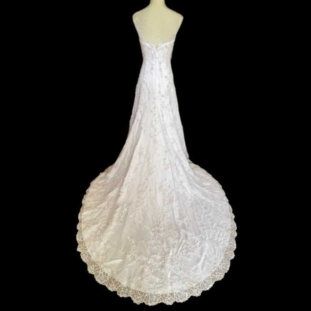 Casa Blanca Bridal Wedding Gown Dress Size 6 White - image 6