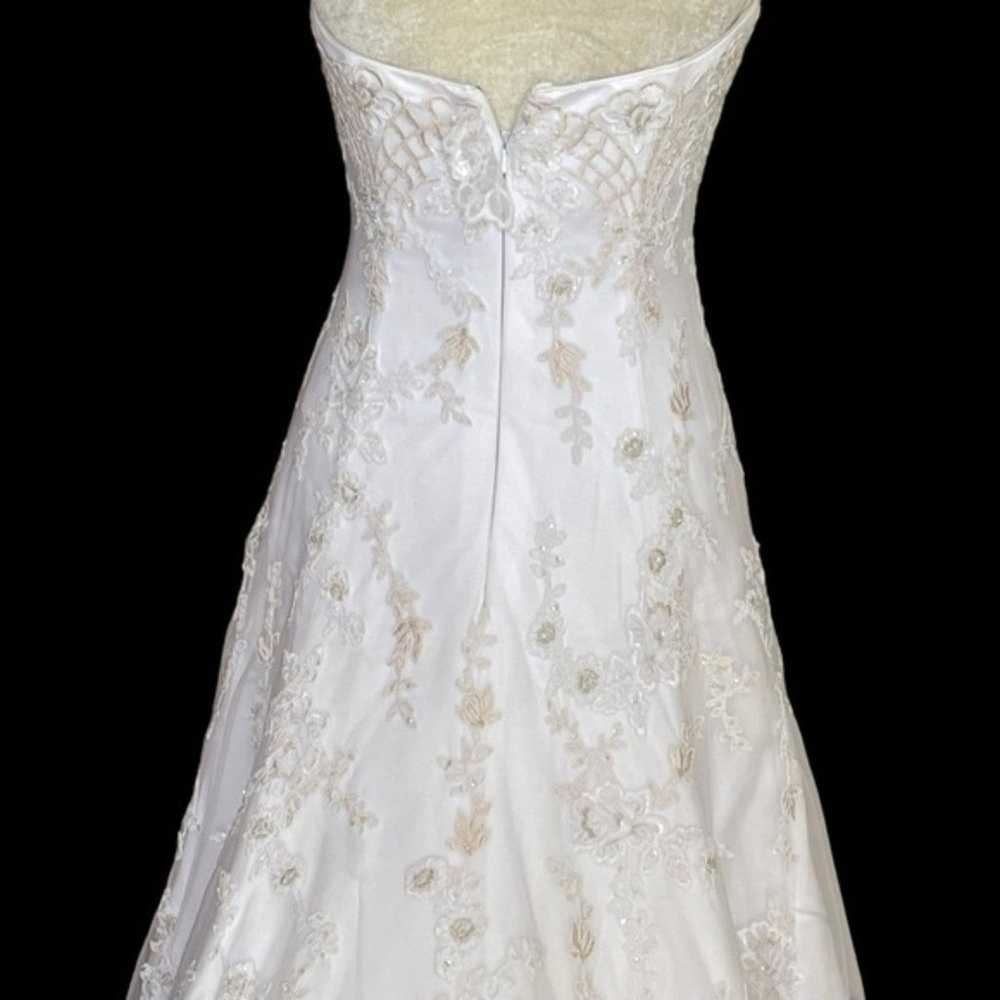 Casa Blanca Bridal Wedding Gown Dress Size 6 White - image 8