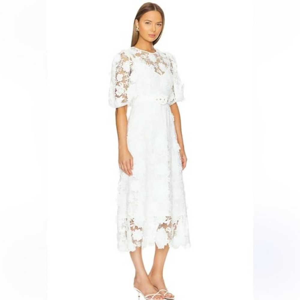 NWOT zimmermann white lace dress size 2 - image 4