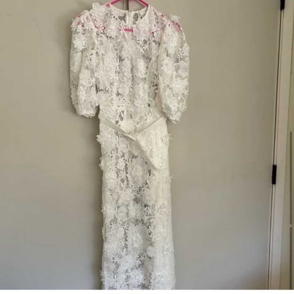 NWOT zimmermann white lace dress size 2 - image 7