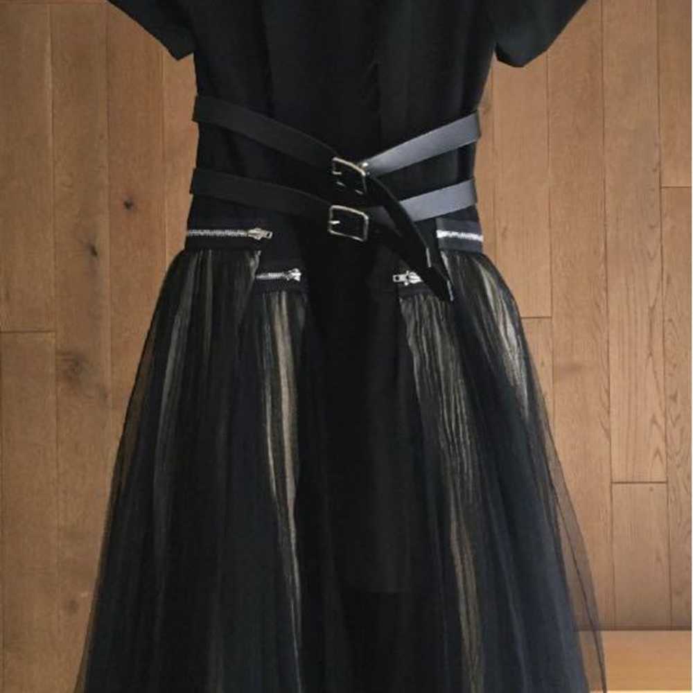 Brand new COMME des GARCONS tulle leather belt dr… - image 2