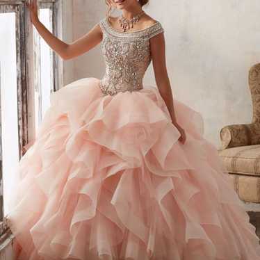 Mori Lee Blush Pink Quinceañera Dress