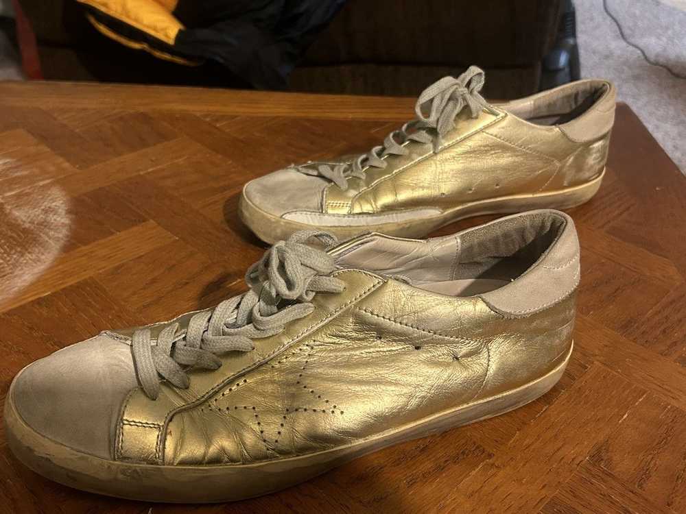 Golden Goose Golden goose superstar gold leather - image 4