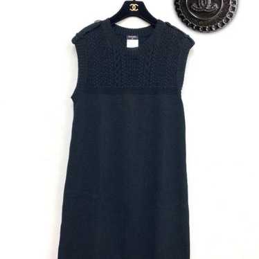 Chanel Knit Dress Coco Mark Authentic Item