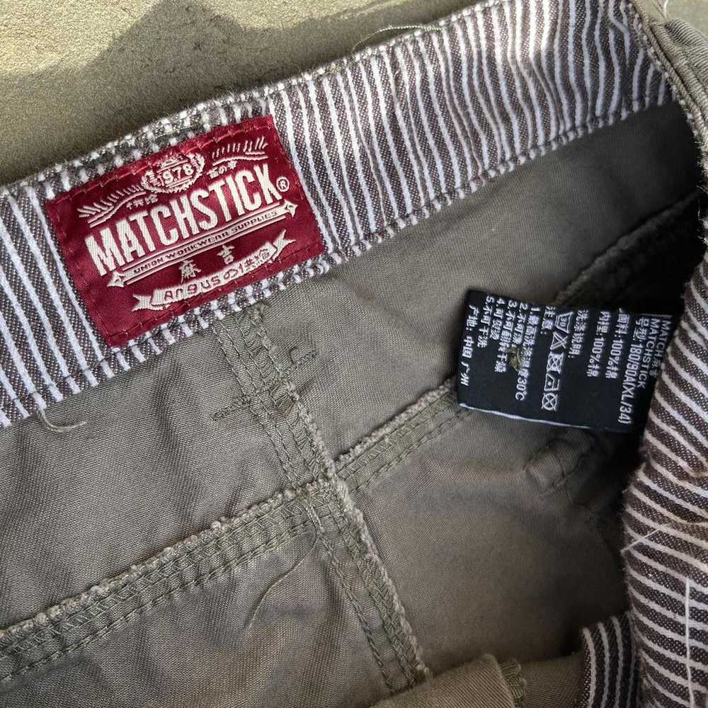 Other Multi-Pocket Khaki Grey Cargo Utility Pants - image 3