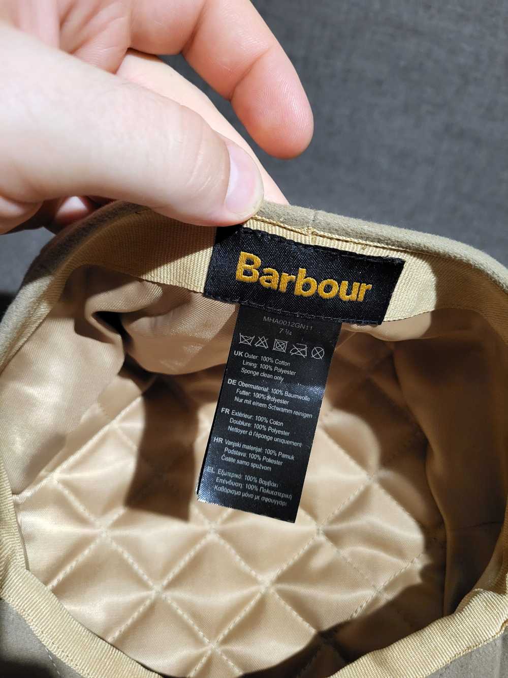 Barbour × Dad Hat × Vintage vintage flat cap BARB… - image 5