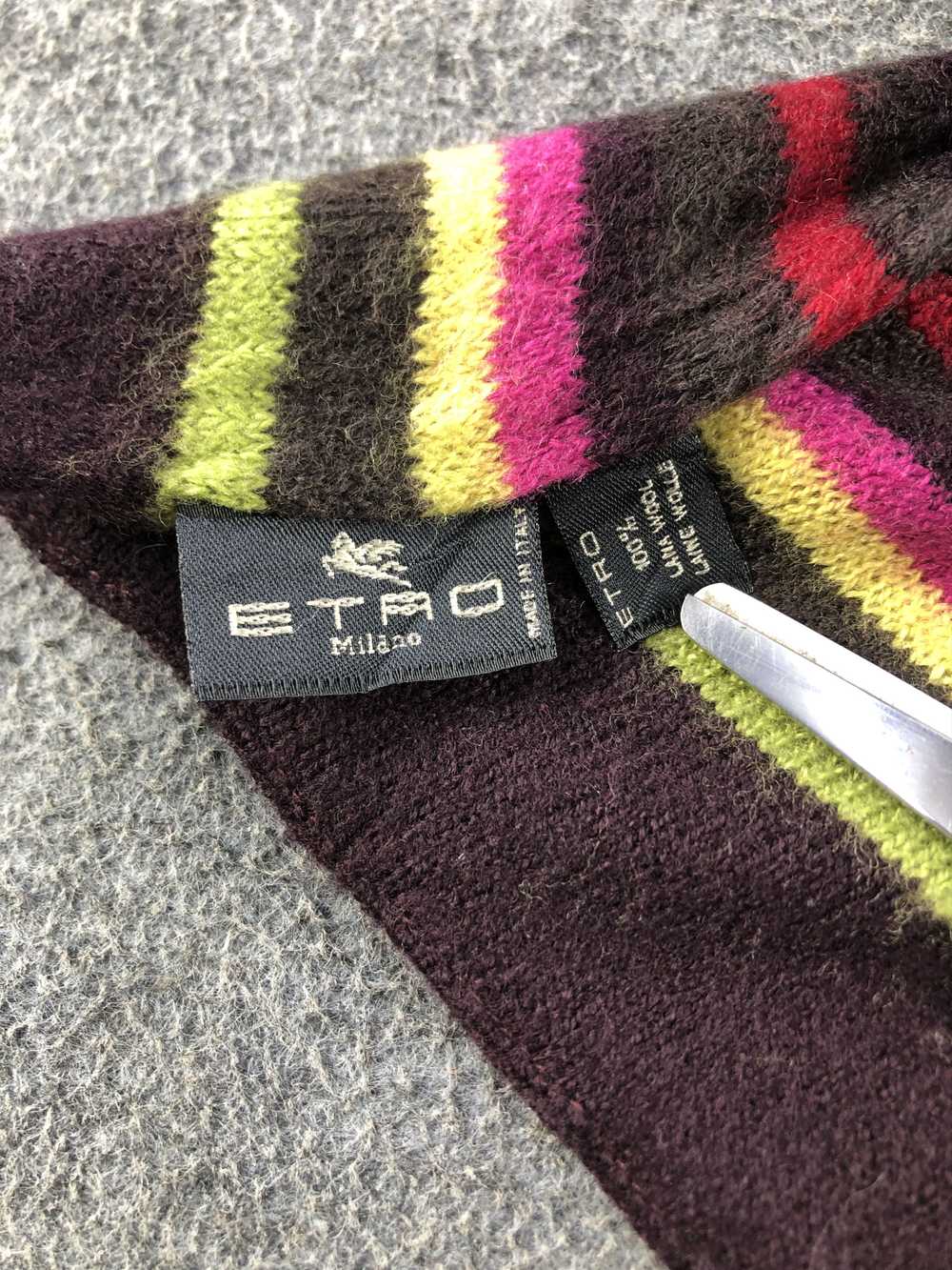 Etro × Vintage × Winter Session Etro Scarf / Muff… - image 6