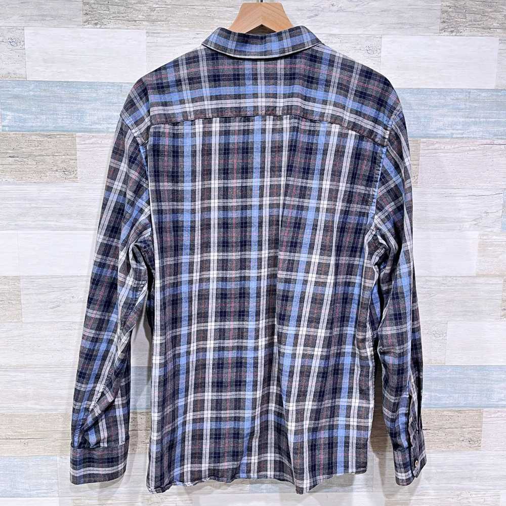 UNTUCKit UNTUCKit Flannel Long Sleeve Shirt Gray … - image 3