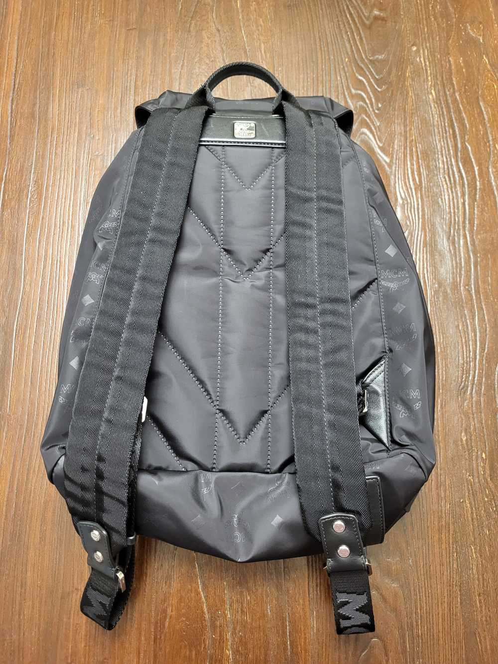 MCM preloved Dieter Black Nylon Backpack Unisex - image 2