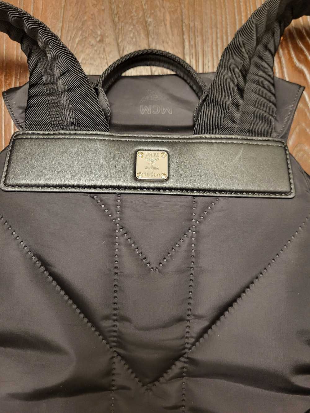 MCM preloved Dieter Black Nylon Backpack Unisex - image 4