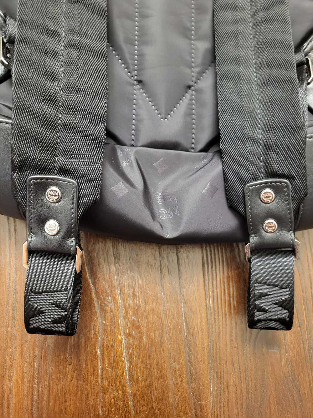 MCM preloved Dieter Black Nylon Backpack Unisex - image 8