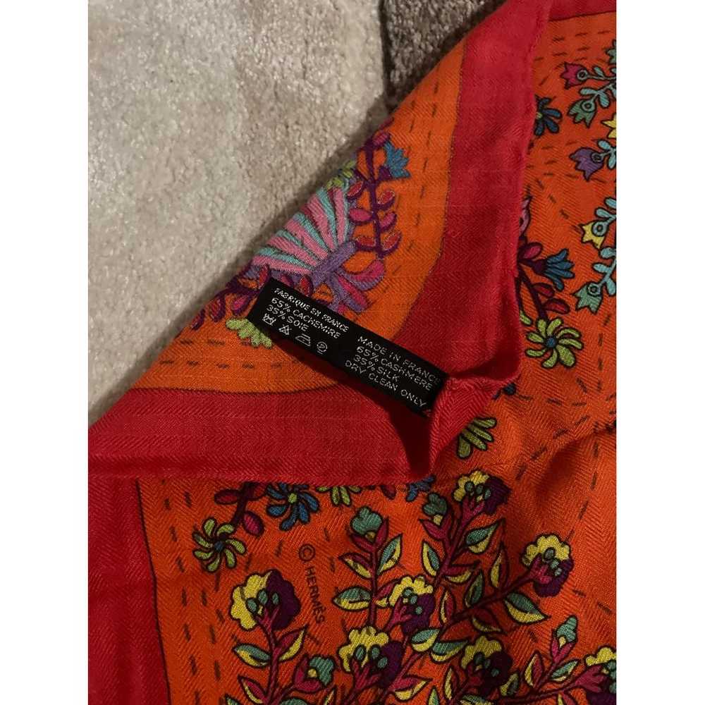 Hermès Carré Géant silk 140 cashmere neckerchief - image 8