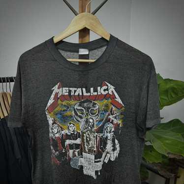 Band Tees × Metallica × Vintage 1980s Metallica R… - image 1