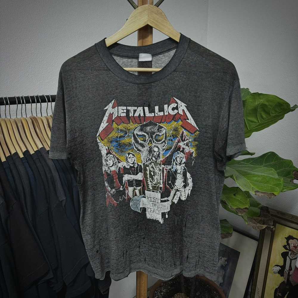 Band Tees × Metallica × Vintage 1980s Metallica R… - image 2