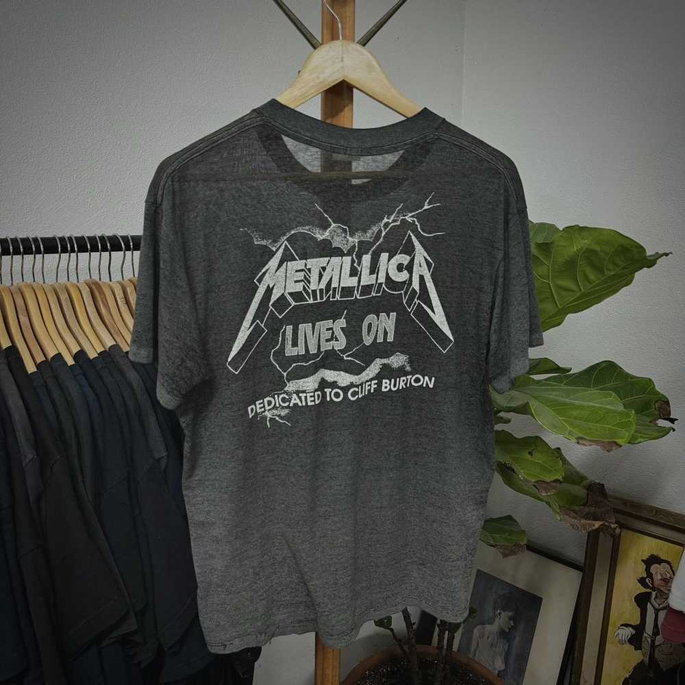 Band Tees × Metallica × Vintage 1980s Metallica R… - image 3