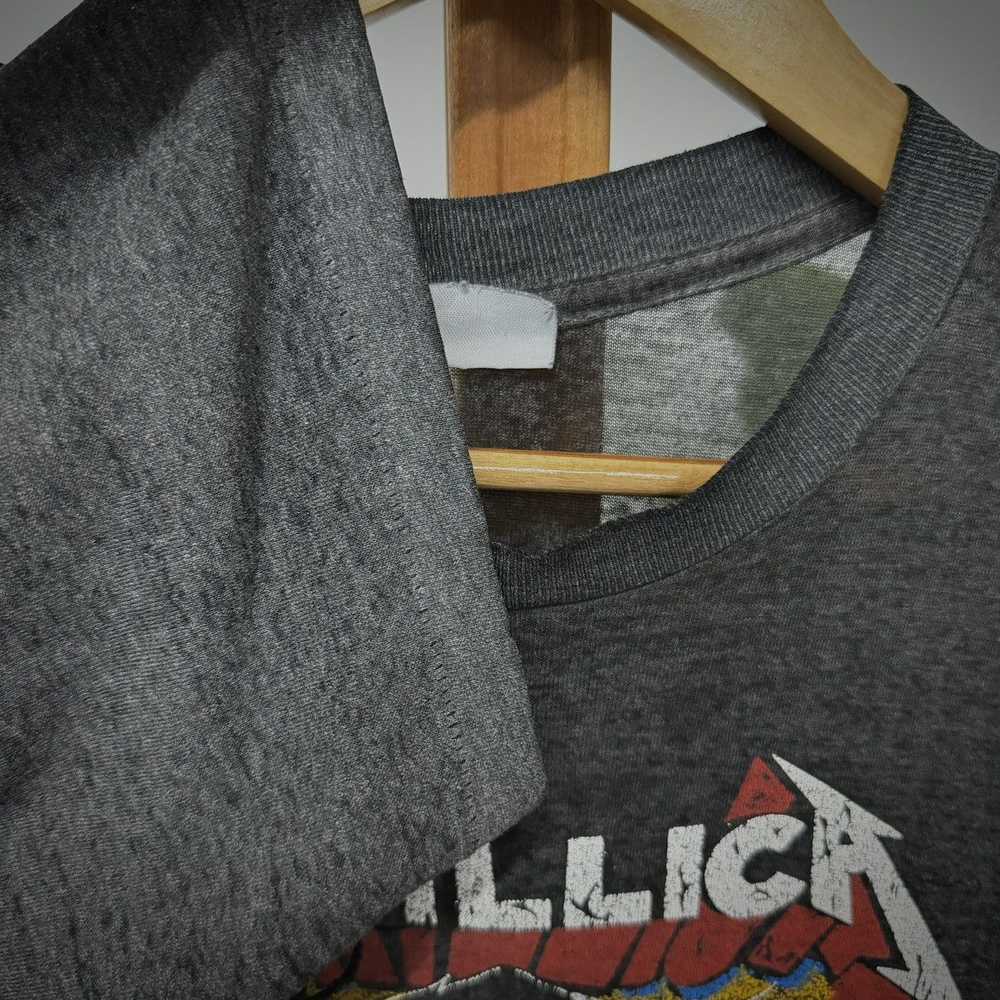 Band Tees × Metallica × Vintage 1980s Metallica R… - image 4