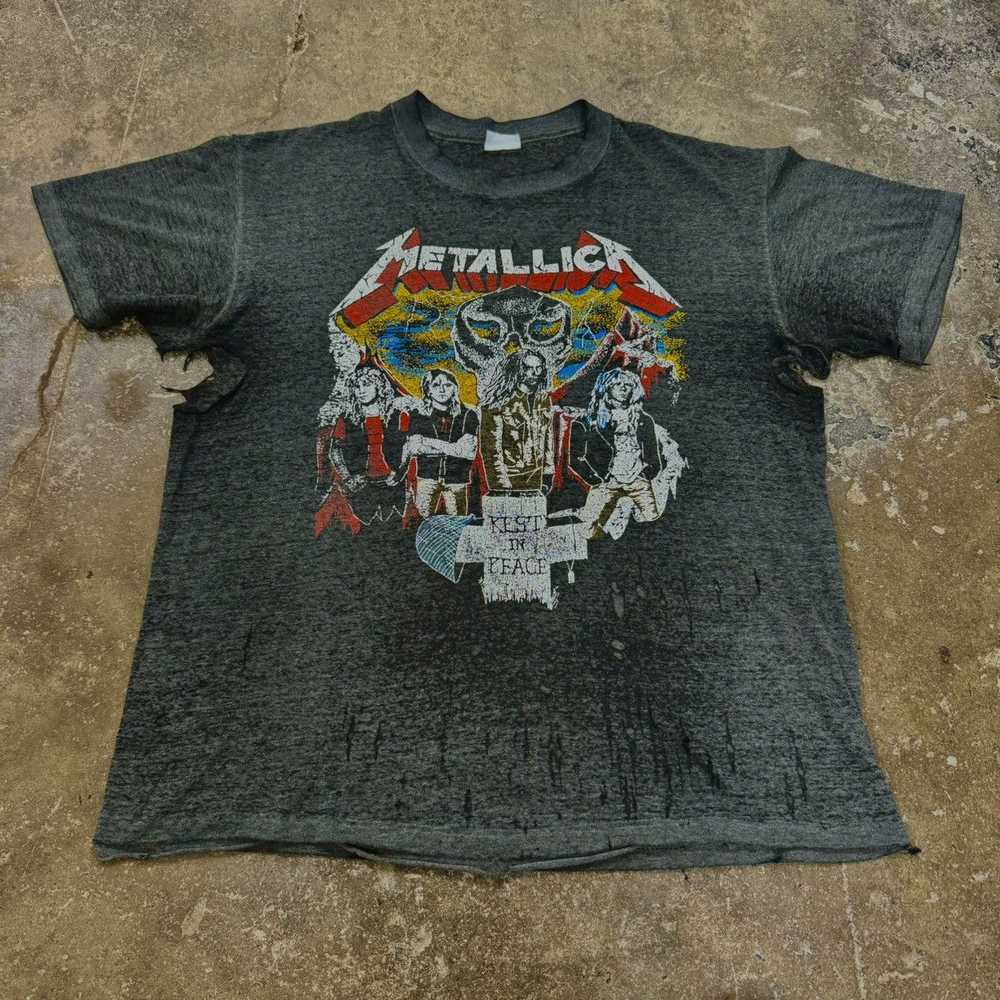 Band Tees × Metallica × Vintage 1980s Metallica R… - image 6