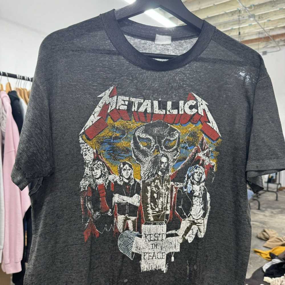 Band Tees × Metallica × Vintage 1980s Metallica R… - image 8