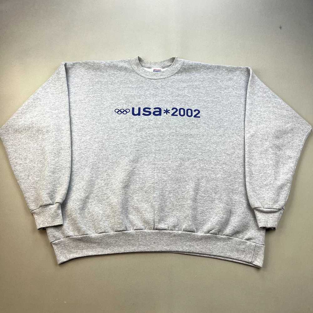 Hanes × Vintage Vintage 2002 Winter Olympics Swea… - image 1