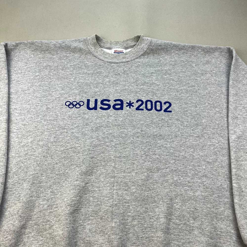 Hanes × Vintage Vintage 2002 Winter Olympics Swea… - image 2