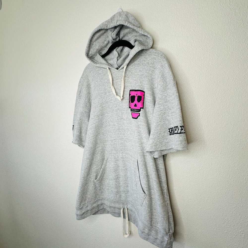 Other Purple Haus Short Sleeve Pouch Hoodie Pullo… - image 3