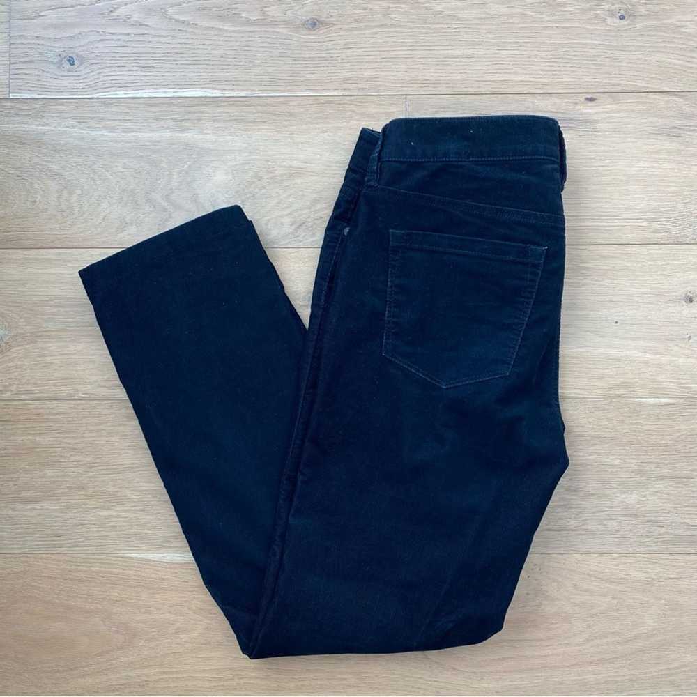 Loft LOFT Modern Straight Black Corduroy Pants Si… - image 10